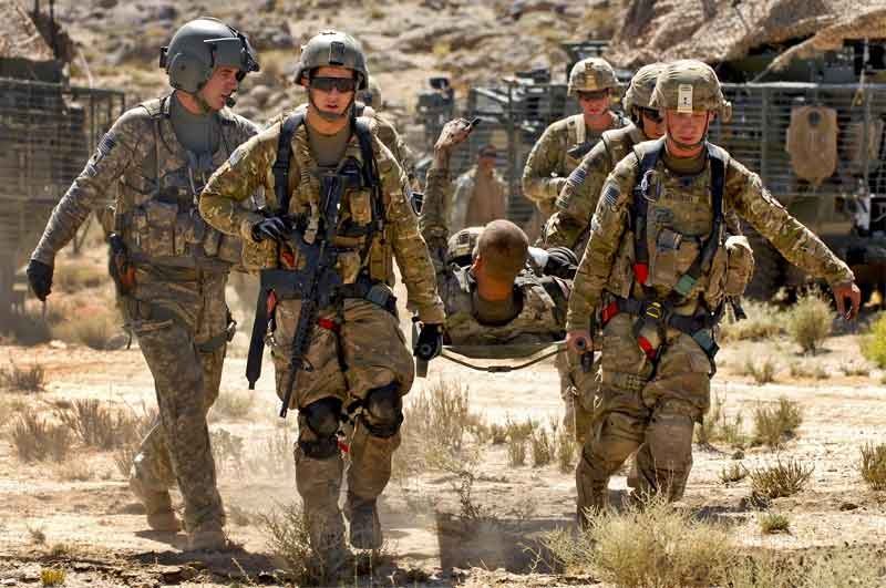 Soldiers Injured in Afghanistan