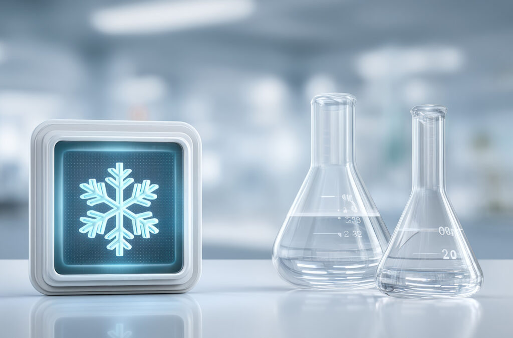 Digital temperature monitoring during hair graft preservation