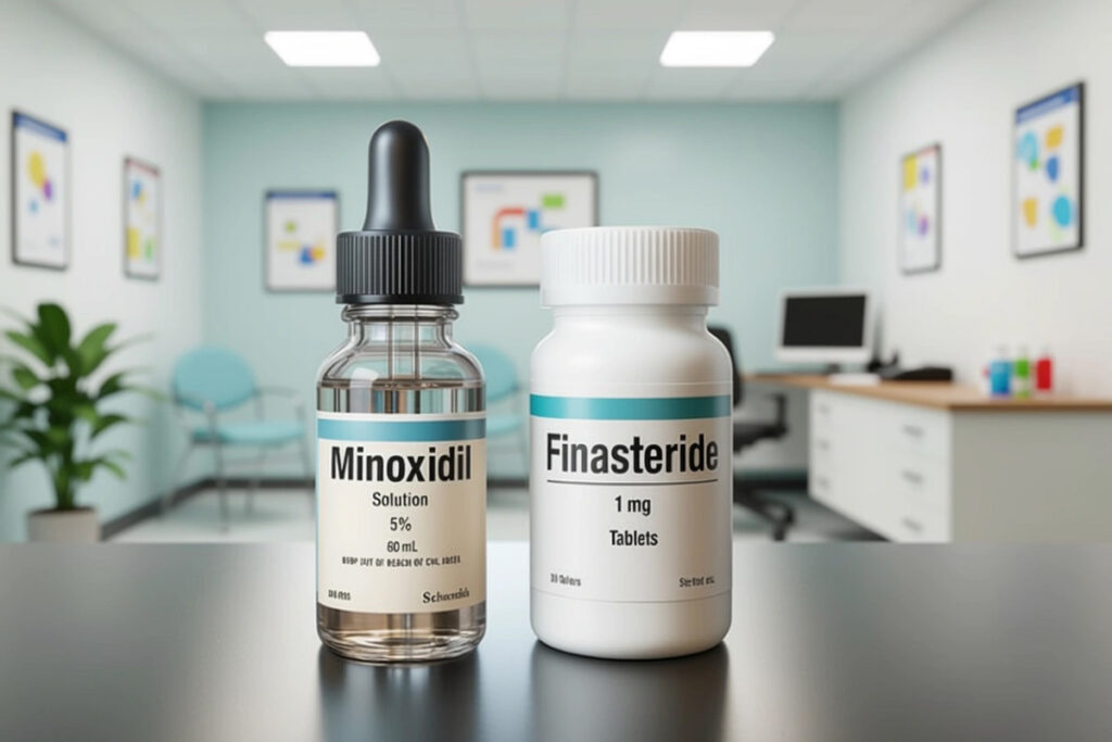 Minoxidil and Finasteride treatments