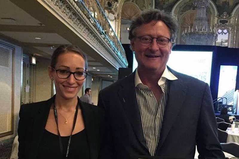 Dr. Cole with Chiara Insalaco