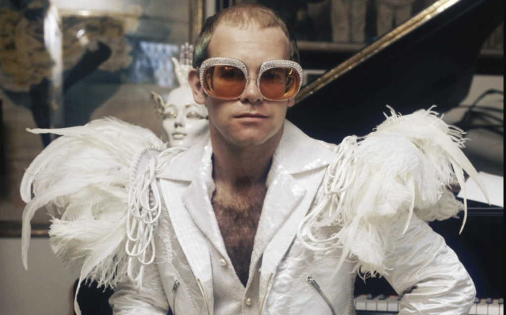 Elton John singer celebrity hair