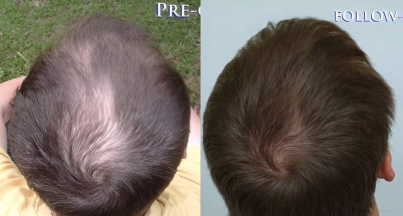 Hair Transplant 1040 grafts FUE crown